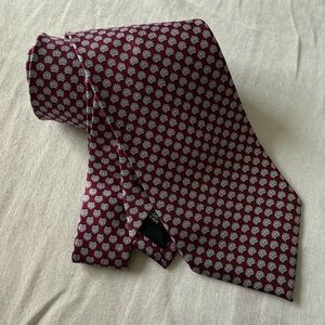 Salvatore Ferragamo Men's Purple Printed Silk Tie